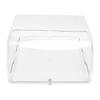 Transparent Roll Up Lid Box Flip Top Tea Cup Storage Box Bottle Organizer for Dining Table Kitchen