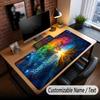 Tree of Life Theme Custom Mouse Pad Personalized With Name Text Customized Desk Mat For Office Home Decor
