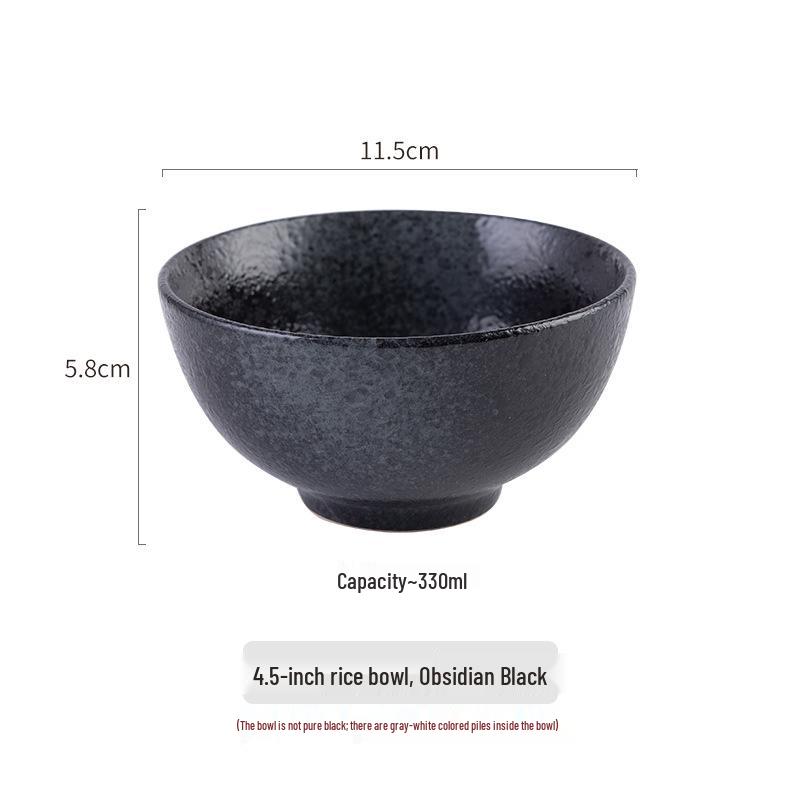 Japanese 5-Inch Rice Bowl: Versatile Tableware for Soup, Salad, and Meals