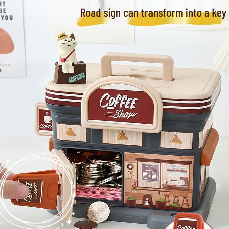 High-Capacity Creative Piggy Bank for Adults - Stylish Money Savings Box 2025