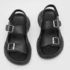 Spring and summer new platform-soled fashion sandals non-slip casual outer wear beach shoes 471211 black-J