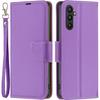 Samsung Galaxy A34 5G Flip Case, Wallet Litchi Magnet, Purple