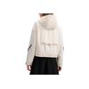 FILA White Series Casual Comfortable Warm Loose Cotton Jacket Women jackets Steam-White F11W513901F-IV