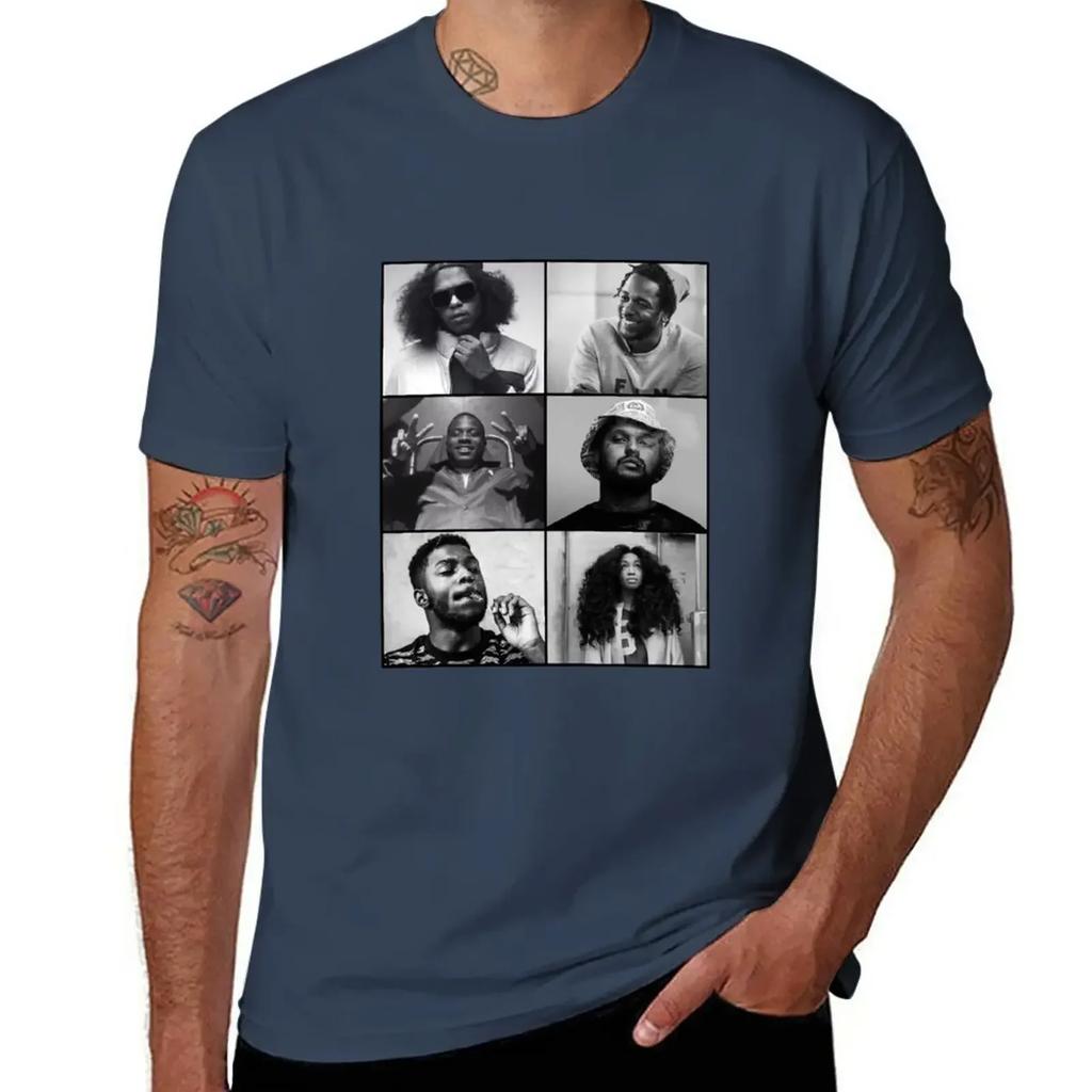 TDE - Kendrick, Ab-soul, Q, Jay Rock, Isaiah, SZA T-Shirt plain boys whites customs design your own men t shirt