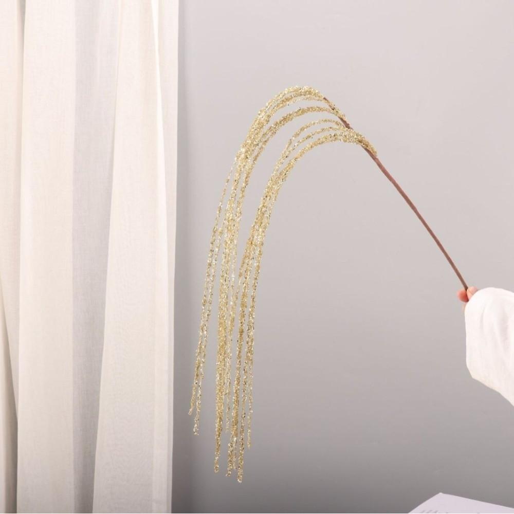 2pcs 86cm Christmas Glitter Branch Shining Sequin Sequin Decor Sticks Sparkling Handmade Xmas Tree Ornament Christmas Tree
