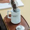 Changnan Jingdezhen Master Crafted Ceramic Mug with Lid, Tea Infuser, Office Executive Cup, Large Capacity Teacup