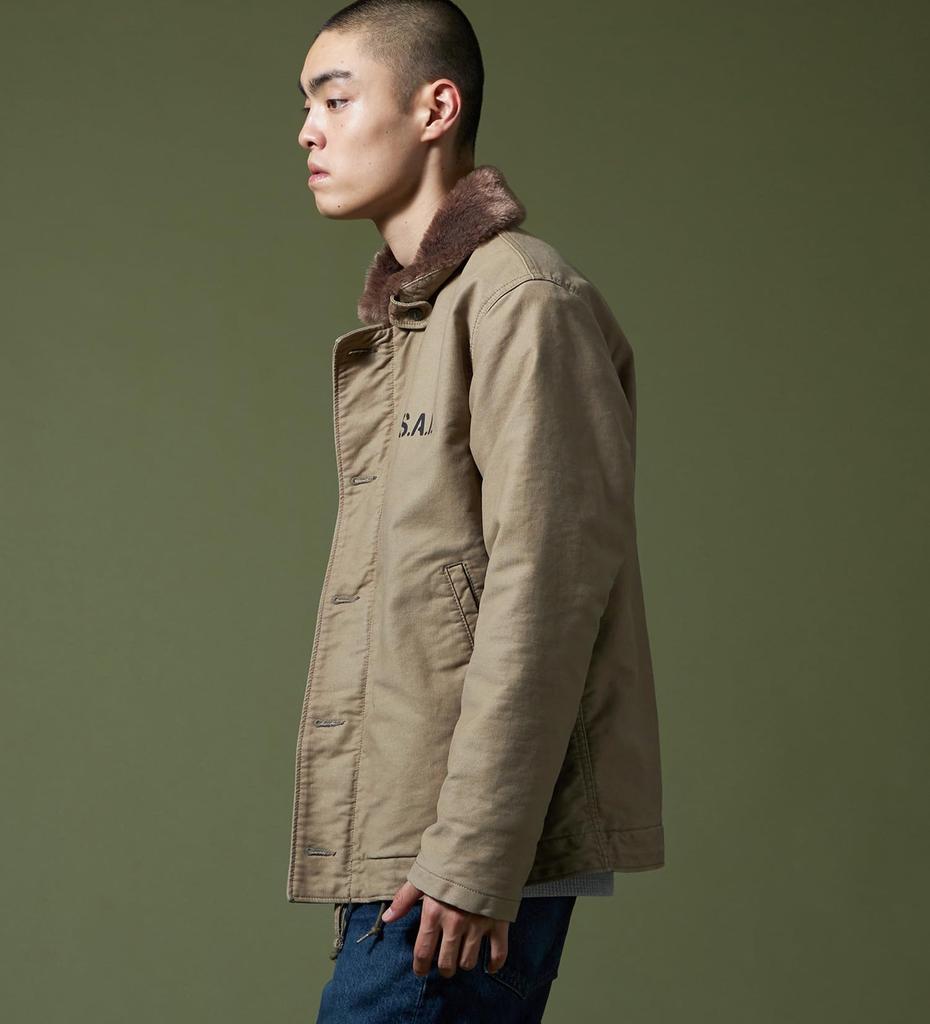 Alpha Industries Deck Jungle Khaki N-1 Jacket, Cloth, TA1717, Men's, TA1717-035,
