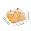 Divided Platter for Dried Fruits And Snacks Ideal Celebrations