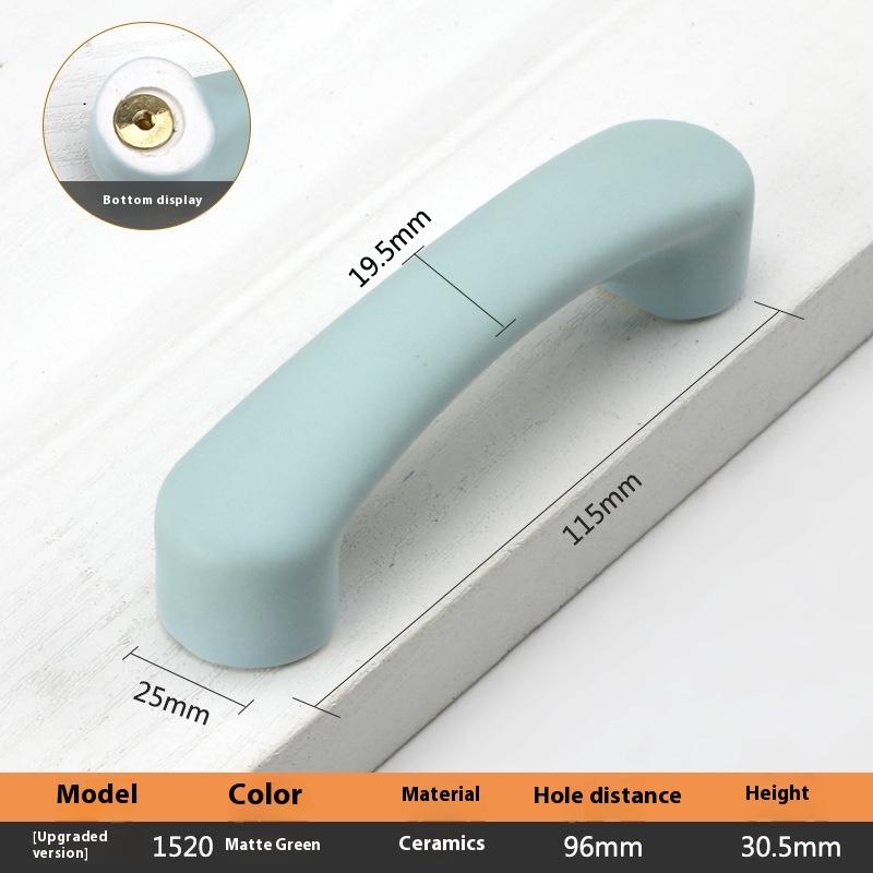 

Керамічні ручки для шаф у дитячу кімнату в скандинавському стилі, різнокольорові круглі ручки-пукли макарон для висувних ящиків, меблеві ручки для дитячих меблів A9