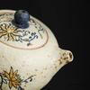 Chinese Traditional Ceramic Teapot Ball Hole Filter Handmade Flowers Xishi Tea Pot Beauty Tea Infuser Kettle Teaware 170ml
