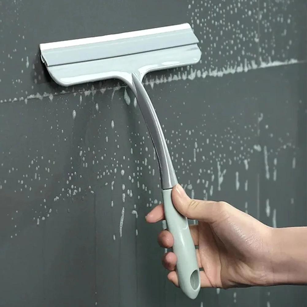 1Pc Multi-Purpose Silicone Scraping Washing Household Window Bathroom Kitchen Glass Cleaning Tool Floor Surface Small Wiper