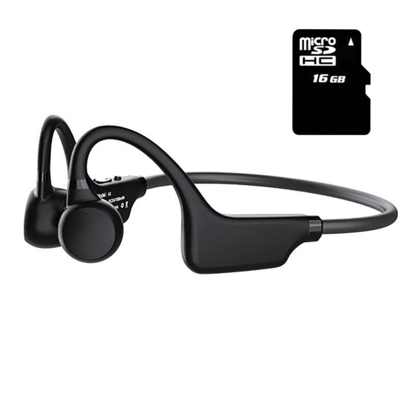 X1 Bluetooth 5.2 Kabellose Kopfhörer HiFi Stereo Wasserdichte Nackenbügel-Headsets Unterstützt TF-Karte Outdoor Geräuschunterdrückung Ohrhörer