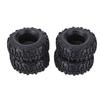 4 PCS 0.7in Tires Replacement for 1Celsius30 Cars High Grip Rubber Foam RC Crawler Tires Upgrade Parts