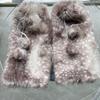 Faux Fur Plush Lace Winter Hat Leg Warmers Ear Protection New Reindeer Furry Boots Socks Cover