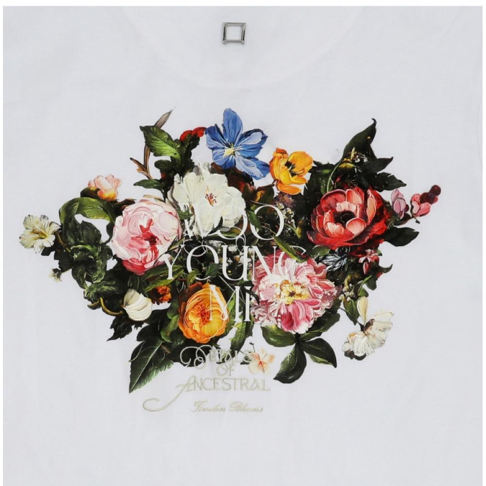 Wooyoungmi Men S Floral Back Logo Tee w253tS06