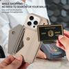 Leather Phone Case for IPhone16e 16promax 15plus 14promax 14plus 13promax13mini Shockproof Anti-Drop with Stand and Wallet Cover