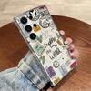 Travel Postcard Phone Case For Samsung Galaxy A35 A55 A53 A54 A34 5G Note 20 S23 S25 S24 S22 S21 Ultra FE Plus Clear TPU Fundas