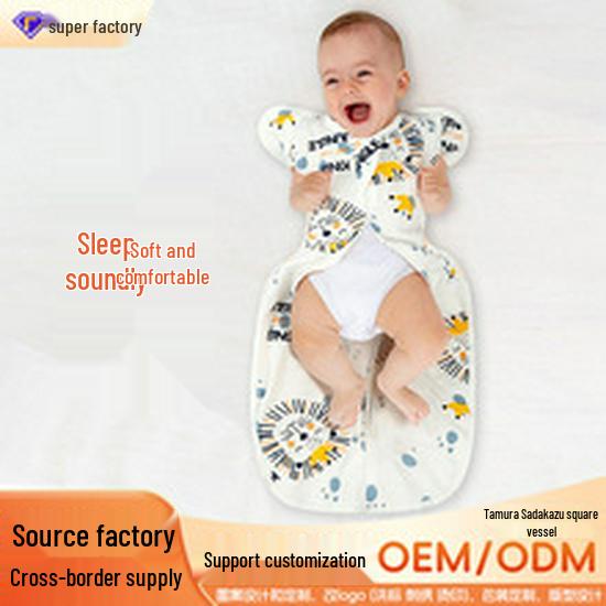 Summer Gauze Baby Sleeping Bag - Newborn Anti-Kick Sleeveless Quilt Vest for Air-Conditioning