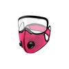 Detachable Lens Face Mask for Outdoor Cycling Sports Dust Protection with Replaceable Filter and Breathable Mesh Material for Men and Women