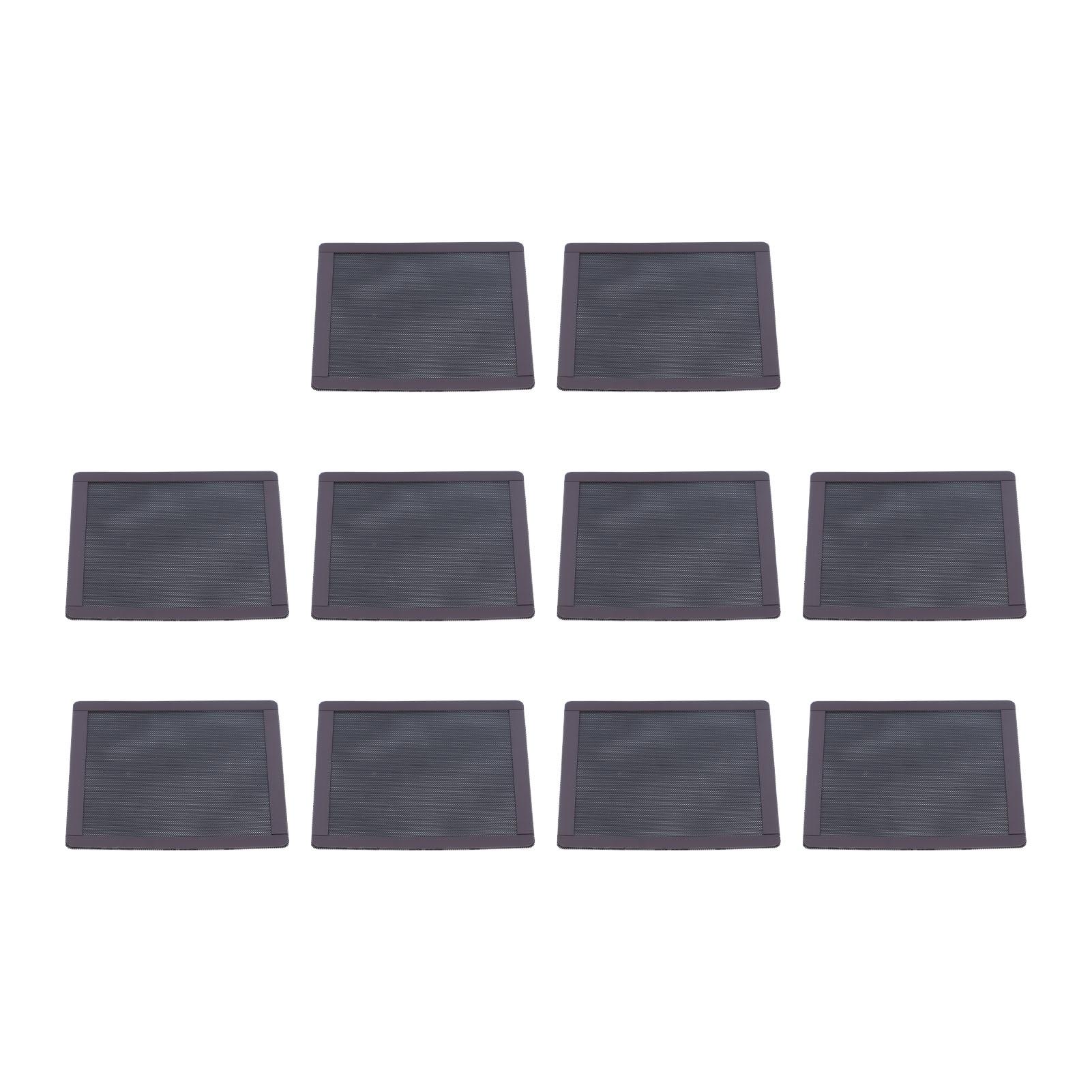 

10Pcs Fan Dust Filter Mesh PVC Magnetic Frame PC Computer Case Cover 140mm Black