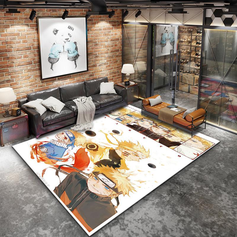 Naruto Evolution Carpet Rug For Living Room Bedroom Home Sofa Decoration,kids Play Nonslip Floor Mat
