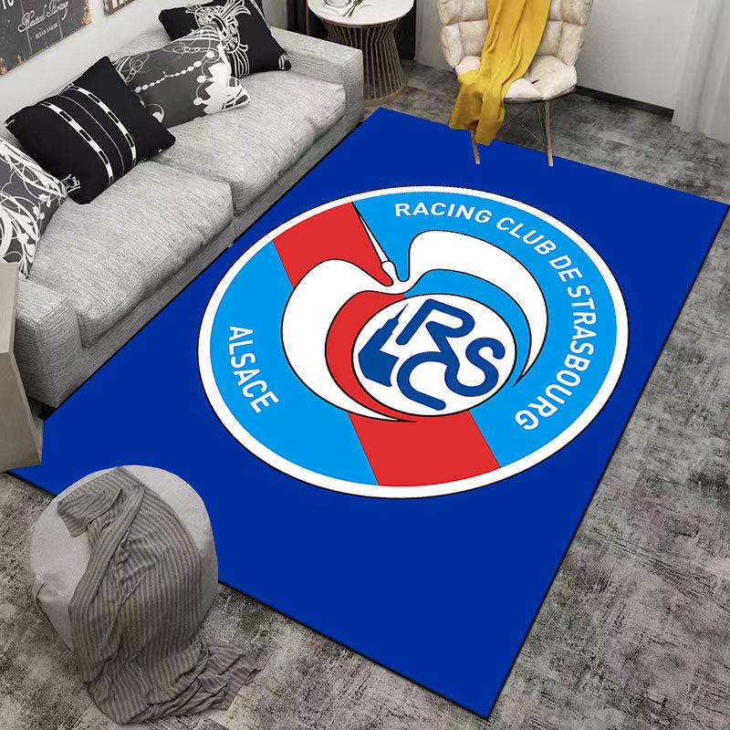 Racing Club Strasbourg Logo Suitable As a Non-slip Mat for the Living Room or Bedroom Sofa