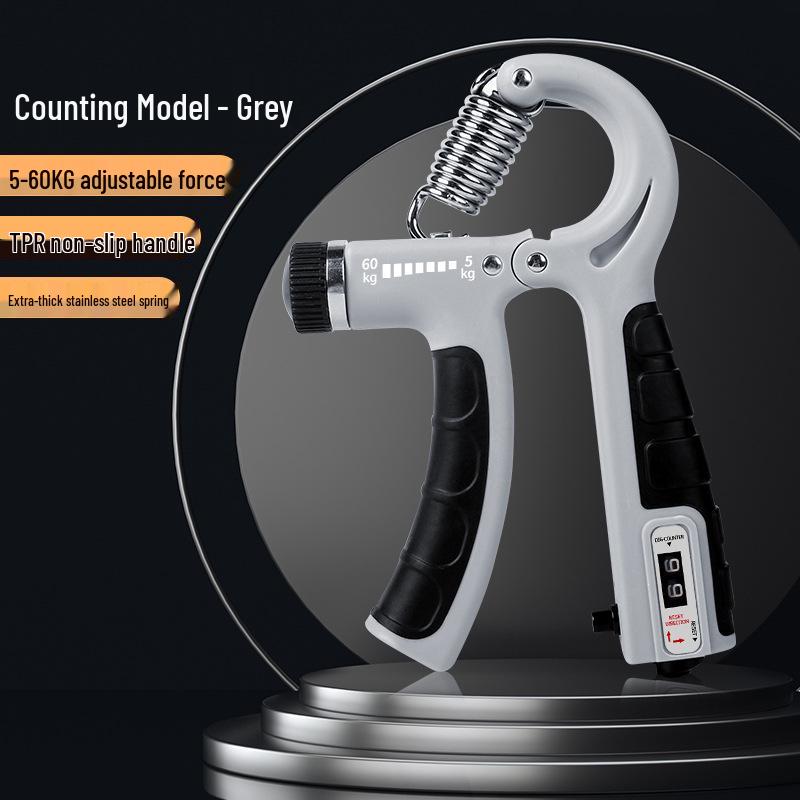 Verstellbarer Handtrainer für Männer, 5-60 kg, mit mechanischer und elektronischer Zählung für professionelle und studentische Fitness-Workouts