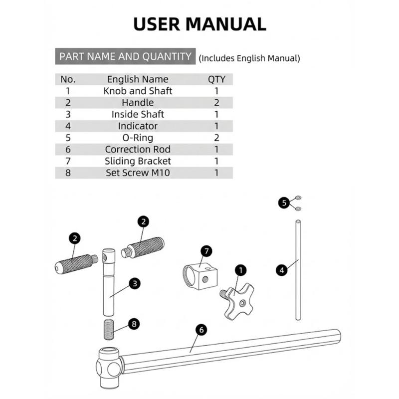 Aluminum Bicycles Derailleurs Hanger Alignment Tool With 360 Degree Rotations For Precise Rear Wheel Adjustment