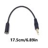 3.5mm To 3.5mm Headphone Adapter 3.5mm Male To 3.5mm Female 1/8 To 1/8 Stereo Adapter for Headphone Amplifiers