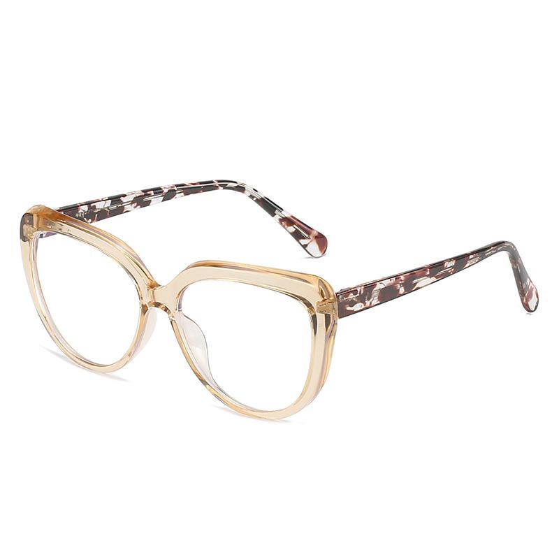 

Новые очки «кошачий глаз» TR с защитой от синего света – Модный колор-блок для трендового европейского и американского стиля