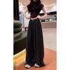 2025 Summer Women's Loose Fit Wide Leg Pants - Slimming, Versatile, Elastic Waist