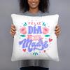 Mothers Day Spanish Print White Square Pillow Case Dust Cover Bedroom Party Decoration Mothers Day Birthday Gifts for Mom