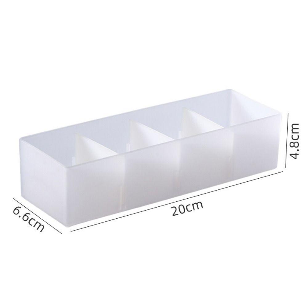 Combinable Drawer Storage Boxes Transparent Cosmetics Storage Box Multi Grid Case  Home Decoration