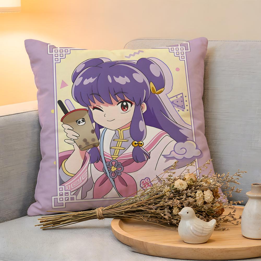 

Cushion Cover Linen SkinFriendly Soft Decorative Case for Sofa Home Decor Anime RRanma Pillow cover 30x30cm