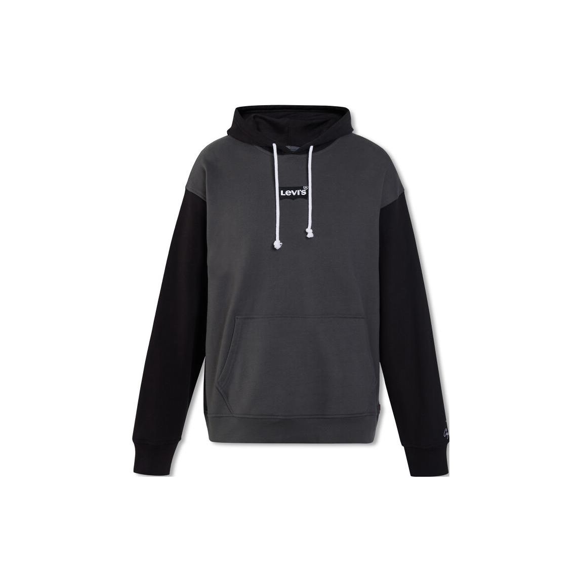 

Толстовка с капюшоном Levis Color Block с вышивкой Мужская верхняя одежда Серая 38479-0183 M