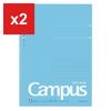 Campus Soft Ring Notebook A4 Dotted A-Ruled 40-Sheet Blue -S121AT-B