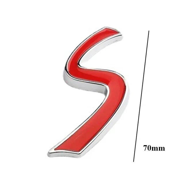 3D Logo Cooper S Emblem Letters Nameplate Car Rear Trunk Coopers Badge Sticker R53 R52 R56 F57 F55 F56 Jcw Accessories