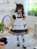 Alice Maid Halloween Cosplay Costume with Short Sleeve and Long Cute Lolita Popular for and School Sleeve Covers [RPFLQ] Girls' Dress, Apron, Sleeve,
