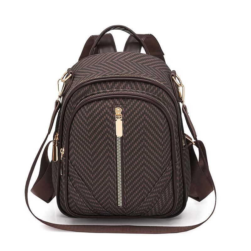 Schoolbag New Women's Large Capacity PU Candy Color Dopamine Color Backpack Backpack Change Bag Fashion Out