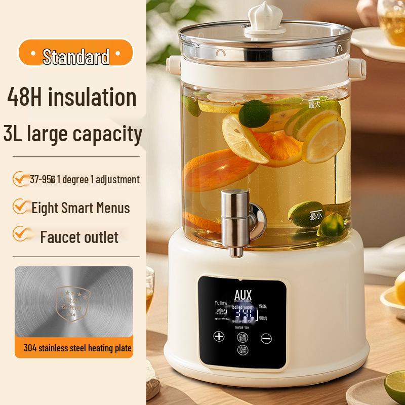 Zhigao Multi-functional Stewing & Cooking Tea Kettle - Large Capacity Household Flower Teapot