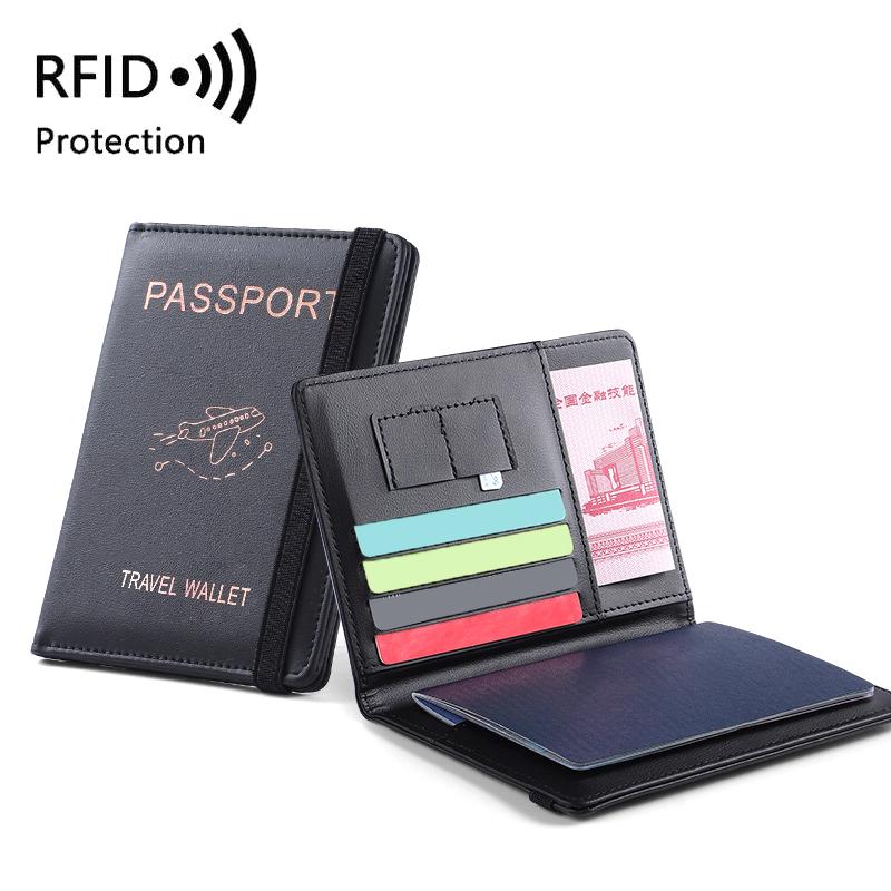 Waterproof Passport Holder Covers Case Travel PU Leather Credit Card Wallet Cute Passport Book Mountaineering Bag Christmas Gift