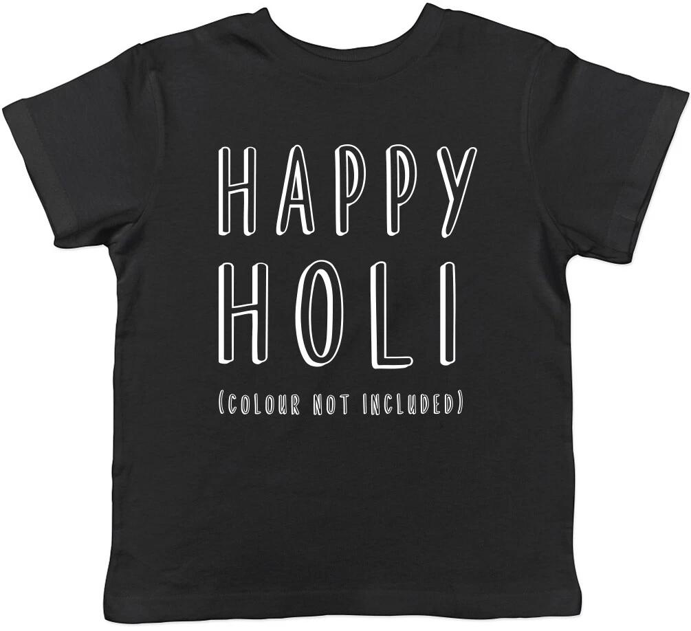 Happy Holi Festival of Colours Childrens Kids T-Shirt Boys Girls 100