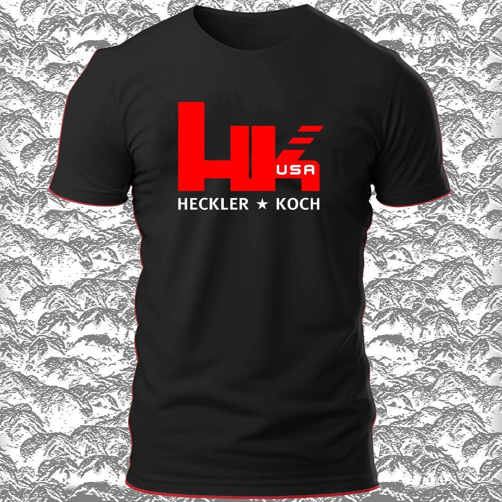 

Новая футболка с забавным логотипом Heckler & Koch Размеры S-5XL Сделано в США Унисекс XXL