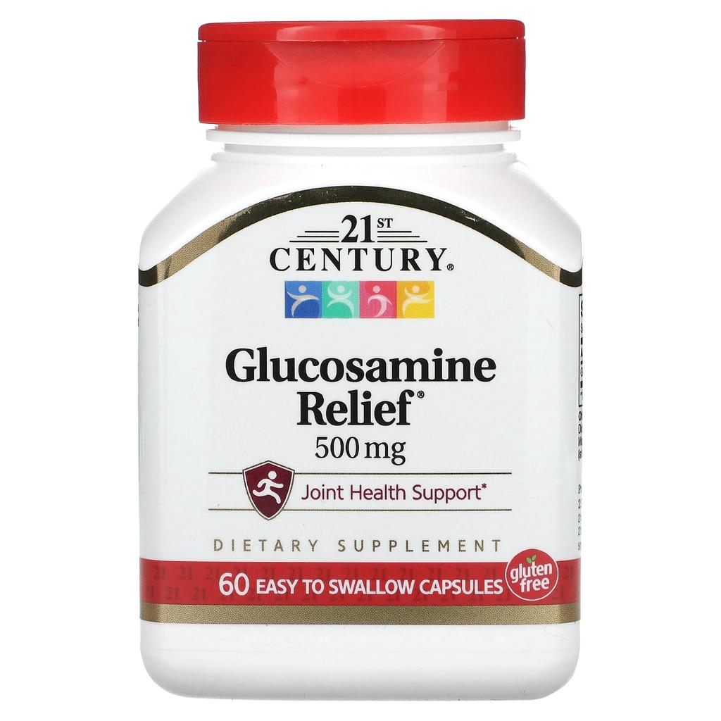 21st Century Glucosamine Relaxant, 500Mg, 60 Easy-to-Swallow Capsules