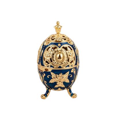 Feyarl Räucherstäbchenhalter, Räuchergefäß, Räucherstäbchenständer, Räucherstäbchenhalter, Metalllegierung, Innenausstattung, Dunkelblau