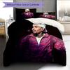 Chris Brown Pattern Bedding Home Decoration Birthday Gift (1 * duvet cover + 2 * pillowcase, without core)