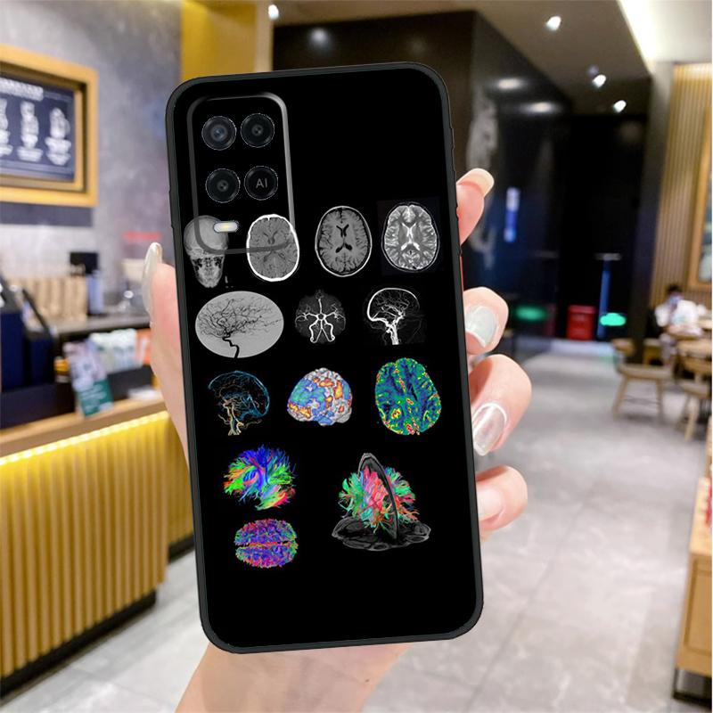 Medical Human Organs Brain Case For Oppo A80 A40 A60 A18 A38 A58 A78 A98 A96 A76 A16 A94 A74 A54 A15 A17 A57 A77 A5 Pro