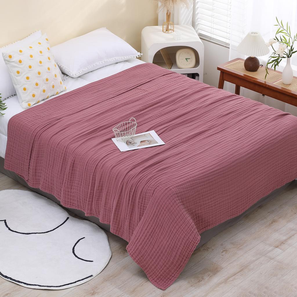 Gauze Cotton Baby Blanket Thickened Soft Absorbent Children's Quilt Large Bath Towel Nap Air Conditioner Blankets Bedding Items