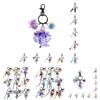 Genshin Impact Porte-clés Figurine Pendentif Ornement Cadeau d'Anniversaire Acrylique