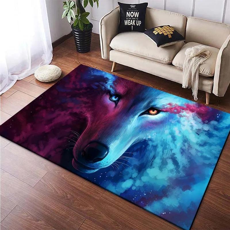 Wild Animal Wolf Floor Mat Door Front Decoration Home Living Room Floor Mat
